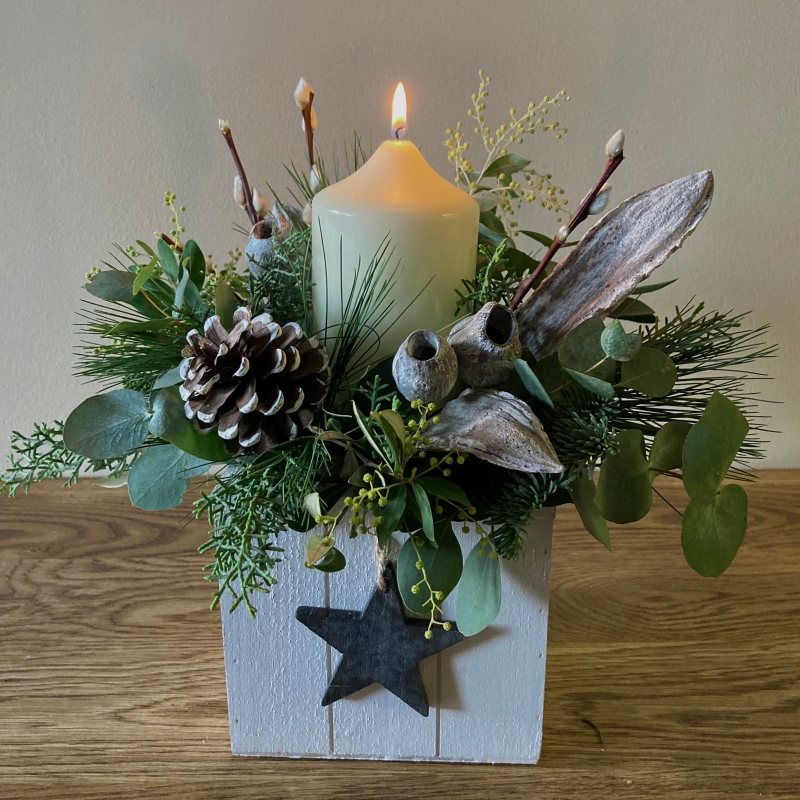 Our Nordic Candle Arrangement