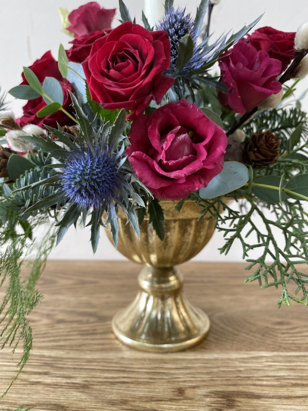 Our Luxury Festive Table Arrangement (Red)