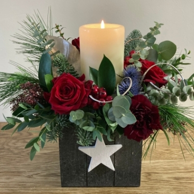 Our Winter Wishes Candle Arrangement