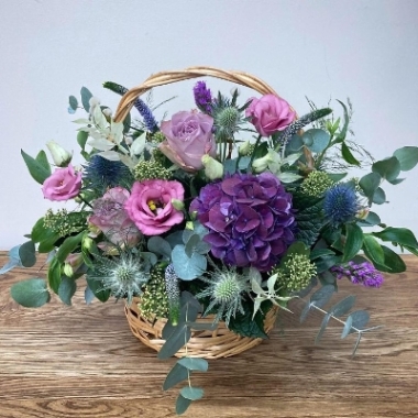 Colourful Floral Basket Tribute