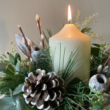 Our Nordic Candle Arrangement