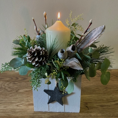 Our Nordic Candle Arrangement