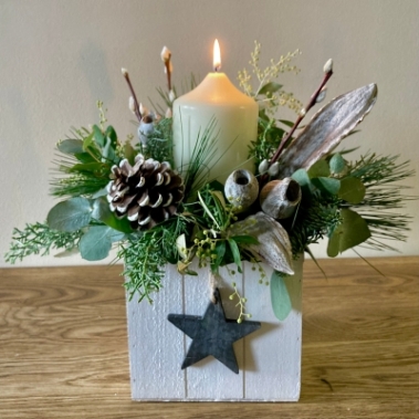 Our Nordic Candle Arrangement