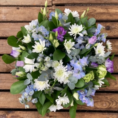 Lilac and Blue Posy Tribute