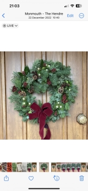 Our Festive Spruce Wreath