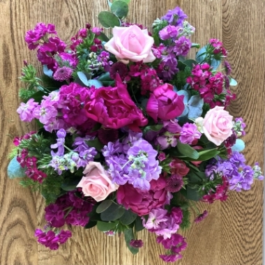 Vibrant and fragrant stock posy